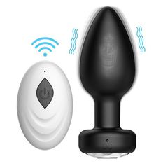 Smart Wireless Remote Butt Plug – Black-thumb-1
