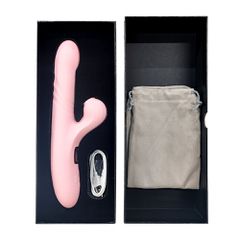 LILO Thrusting And Suction Clit Rabbit Vibrator Pink-thumb-3