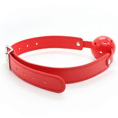 Rolling Breathable Ball Gag Red-thumb-1