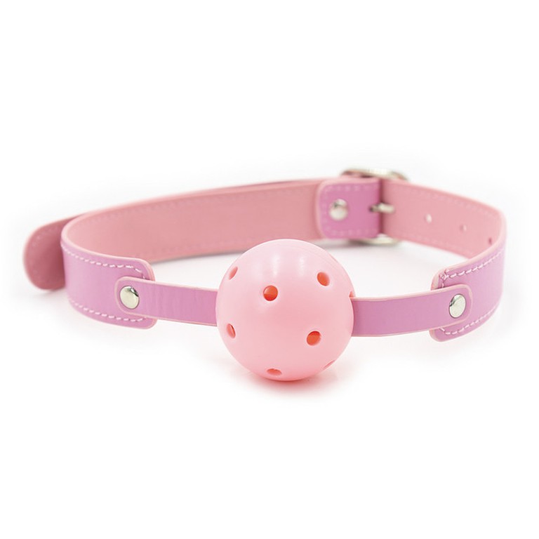 Rolling Breathable Ball Gag Pink