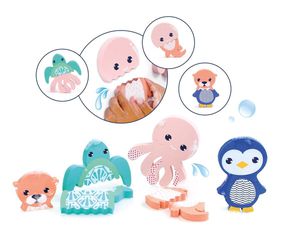Ludi - Mix & Match - Foam animals for the bath - (LU40078) / Toys