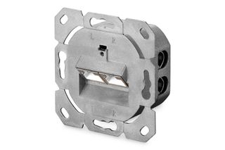 Digitus CAT 6, Class E, wall outlet, shielded, surface mount-thumb-1