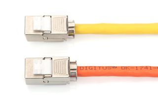 Digitus CAT 6A Keystone module, shielded, tool-free mounting connection-thumb-2