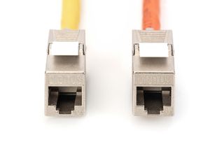 Digitus CAT 6A Keystone module, shielded, tool-free mounting connection-thumb-1