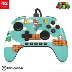 PowerA Advantage Wired Controller for Nintendo Switch 2 - Mario Time / Nintendo Switch 2