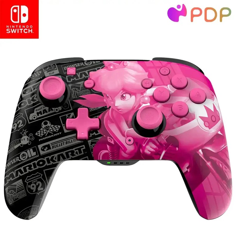 PDP Manette Sans Fil Nintendo Switch Rock Candy Wired Controller Peach