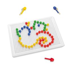 SES Creative - Mosaic Peg Board 100 pcs - (S14046)-thumb-1