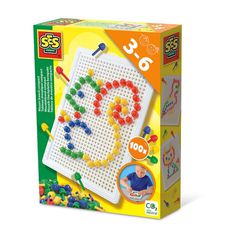 SES Creative - Mosaic Peg Board 100 pcs - (S14046) / Toys
