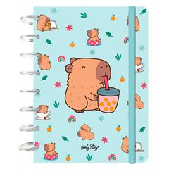Capibara Bubble Tea A5 notebook