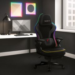 RGB Black Mesh gaming chair-thumb-1