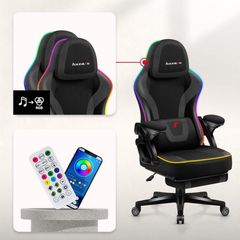 RGB Black Mesh gaming chair-thumb-3