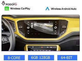 9" Οθόνη Android 13 για VW T-Roc MQB 2017-> | 6GB RAM + 128GB ROM| Ασύρματο CarPlay & Aσύρματο Android Auto | GPS, WiFi, DSP
