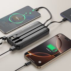 XO PR278 Powerbank με Ψηφιακή Οθόνη 10000 mAh Μαύρο