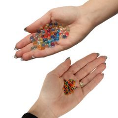 50,000 pcs 7-8g Water hydrogel balls for flower gun multicolour 250g Σφαίρες για Νερο τουφεκι πολύχρωμο gel μπαλοπιστολι 50.000τεμ.