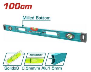 Αλφάδι Αλουμινίου TOTAL 100cm Επαγγελματικό ( TMT210028 )