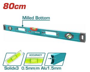 Αλφάδι Αλουμινίου TOTAL 80cm Επαγγελματικό ( TMT28028 )
