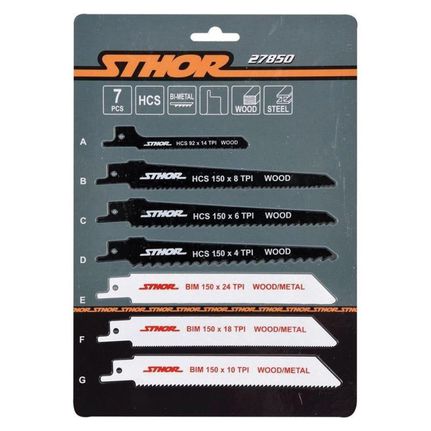 ΛΑΜΕΣ ΣΠΑΘΟΣΕΓΑΣ ΣΕΤ 7 ΤΜΧ STHOR 27850