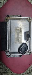 ΕΓΚΕΦΑΛΟΣ ΚΙΝΗΤΗΡΑ+ΚΛΕΙΔΗ ΙΜΜΟ  RENAULT KANGOO MEGANE 1900CC TDI 1997-2001