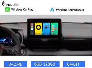 Toyota Yaris Cross (2020-2022) | Οθόνη 10.1" | Android 13 | Car Radio Navigation | 6+128GB | 8-Core | Ασύρματο CarPlay & Aσύρματο Android Auto | GPS | WiFi | DSP | HiFi | FM/RDS