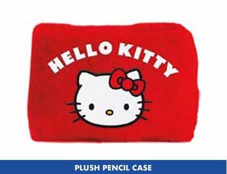 HELLO KITTY - Plush Pencil Case