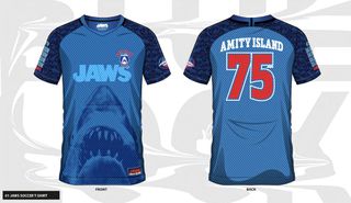 JAWS - Amity Island 75 - Soccer Jersey Men (M)