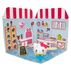 HELLO KITTY - Hello Kitty 6cm Sticker House Flower Café-thumb-0