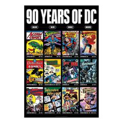 DC Comis Art Print 90 Years Limited Edition 42 x 30 cm