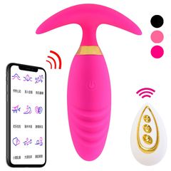 Pink Wireless Anal Vibrator with App Control
