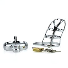 Chastity Cock Cage Steel-thumb-5