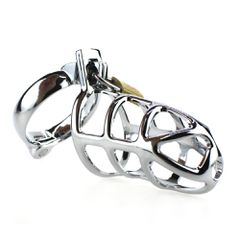 Chastity Cock Cage Steel-thumb-1