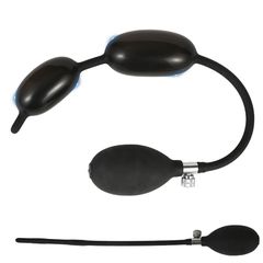 Double Ball Inflatable Urethral Dilator Penis Plug-thumb-1