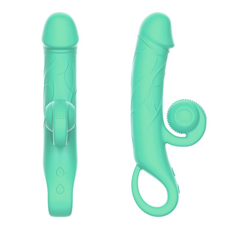 Clit Stimulator & G-spot Rabbit Vibrator Cyan