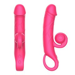 Clit Stimulator & G-spot Rabbit Vibrator Fuchsia