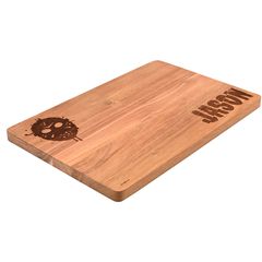 FRIDAY 13th - Jason & Mask - Wood Serving Board-thumb-1