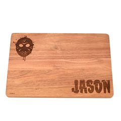 FRIDAY 13th - Jason & Mask - Wood Serving Board-thumb-0