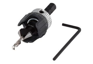 Wolfcraft 2544000 - 3,2-12mm Screw Starter With Countersink and Depth Stop