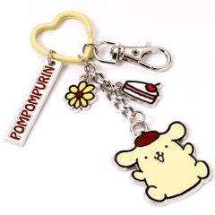 HELLO KITTY - Pompompurin - Keychain with Charms-thumb-1
