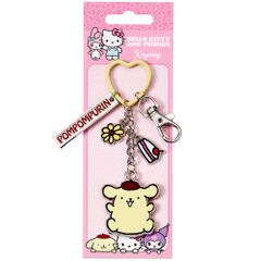 HELLO KITTY - Pompompurin - Keychain with Charms-thumb-2
