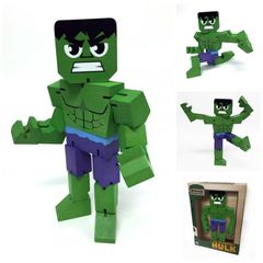 MARVEL - Wooden Figure - Hulk - 20Cm-thumb-1