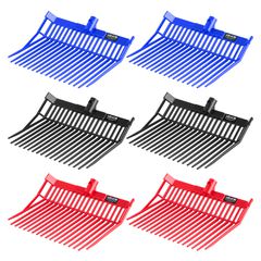 6Pcs Manure Fork Replacement Head 18 Tine Horse Stable Stall Mulch Fork Heads | VEVOR US
