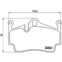 Σετ τακάκια, Δισκόφρενα Brembo P 65 028