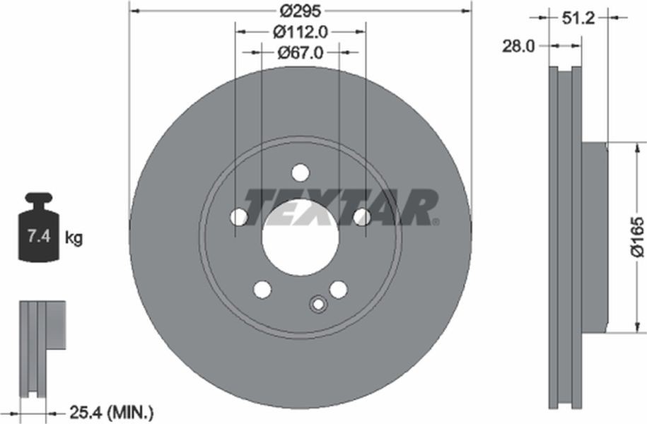 Textar Δισκόπλακα - 92241603
