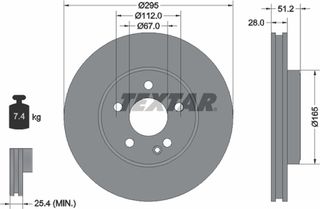 Textar Δισκόπλακα - 92241603