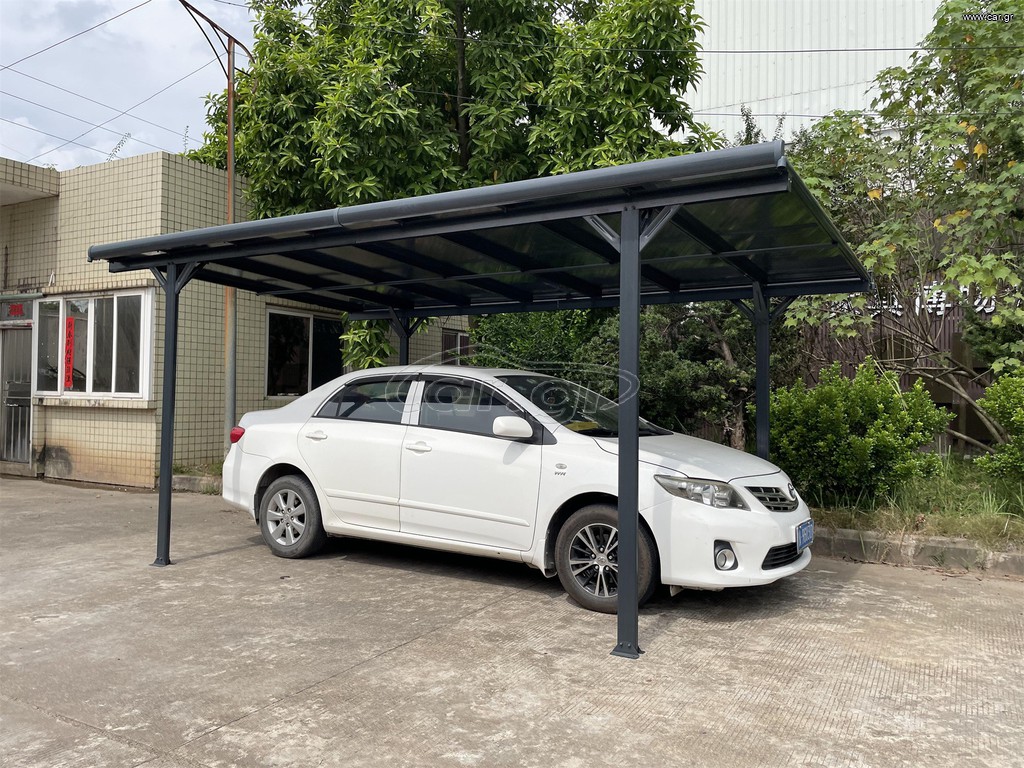Υπόστεγο Αυτοκινήτου (Carport) Αλουμινίου – Πολυκαρβονική Οροφή