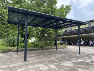 Υπόστεγο Αυτοκινήτου (Carport) Αλουμινίου – Πολυκαρβονική Οροφή-thumb-1