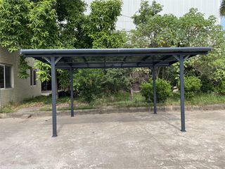 Υπόστεγο Αυτοκινήτου (Carport) Αλουμινίου – Πολυκαρβονική Οροφή-thumb-3