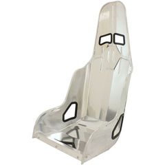 Pro Street Drag 16" Aluminium Race Seat, Raw Finish 406mm Hip Width