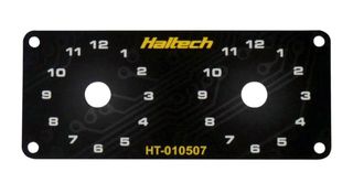 Dual Switch Panel Only - includes Yellow knob