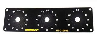 Triple Switch Panel Only - includes Yellow and Red knobs