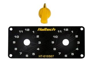 Dual Switch Panel Kit - includes Yellow knob